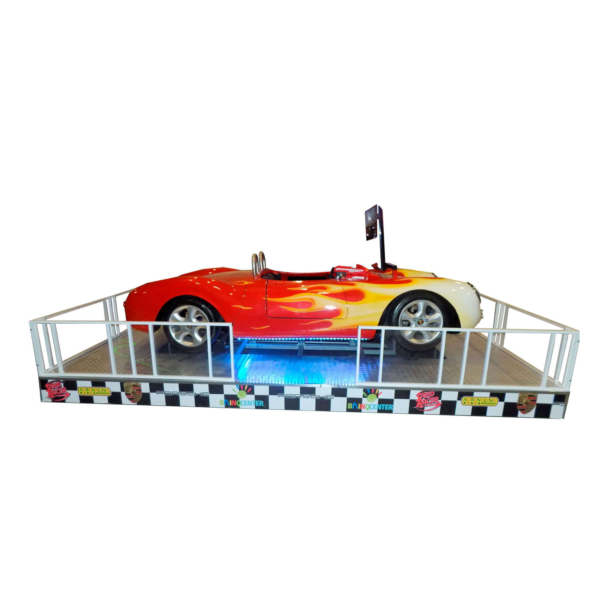 Velozes - Simulador de carro para casa de festa infantil l Adrenalina